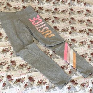 Girls justice leggings size 8